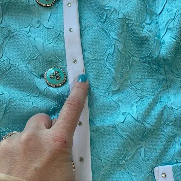 Terramina Women's Plus Size 16W - 3 Piece Jacket, purse, & Skirt Church Suit - Picture 10 of 10